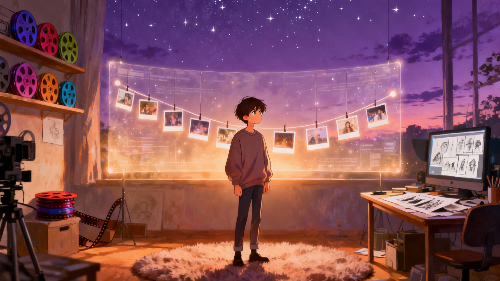 Cinematic Anime style example